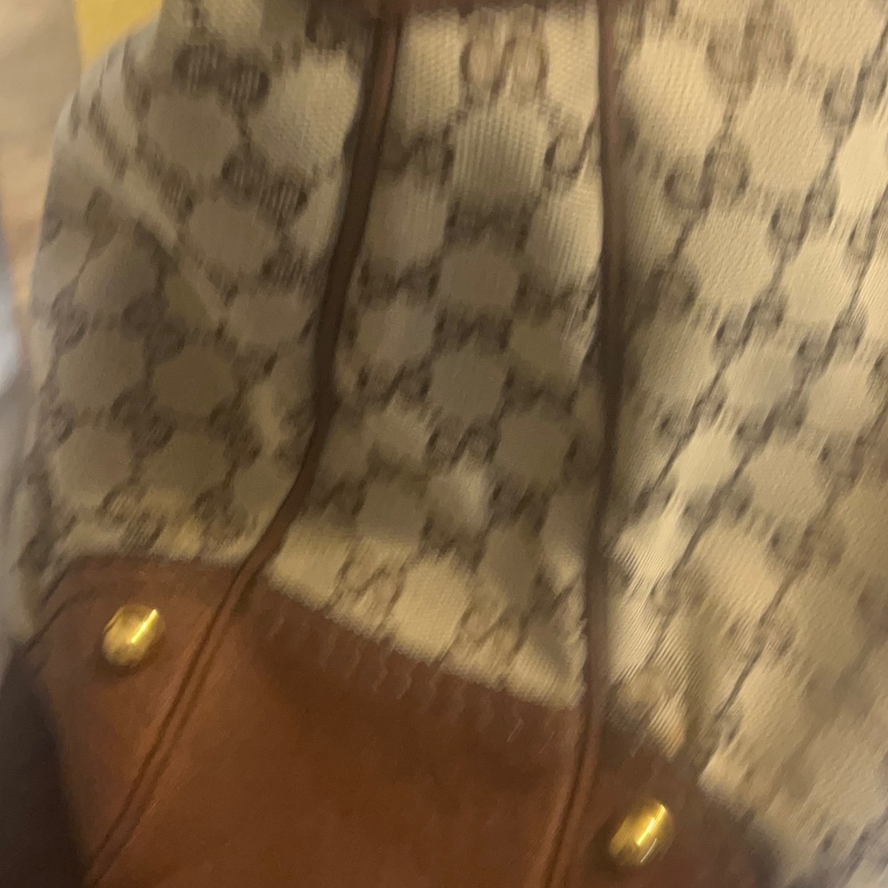 Gucci Large Canvas Hobo Bag with Dust Bag - Picture 3 of 16